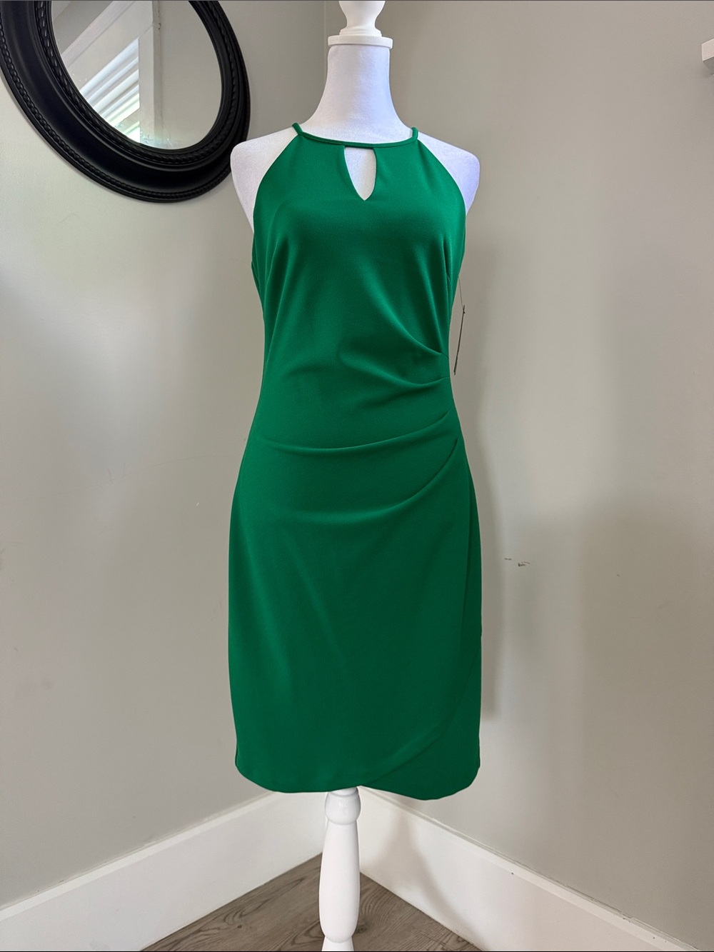 Emerald Green Halter  Dress